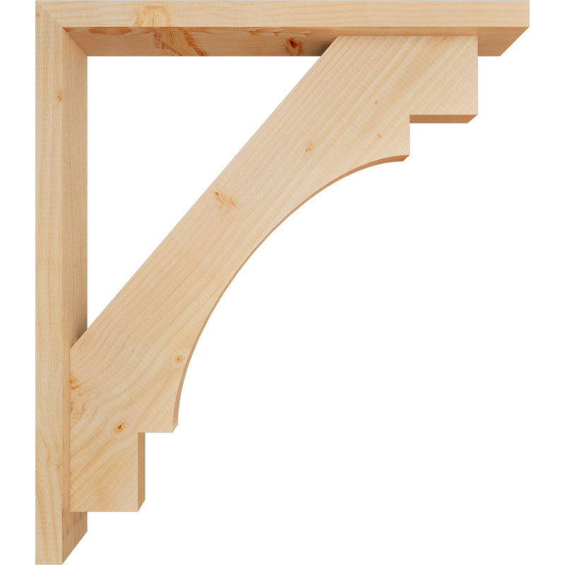 Support Merced Block avec support décalé, 32 x 28, Sapin Douglas de l 3 1/2 (lisse)