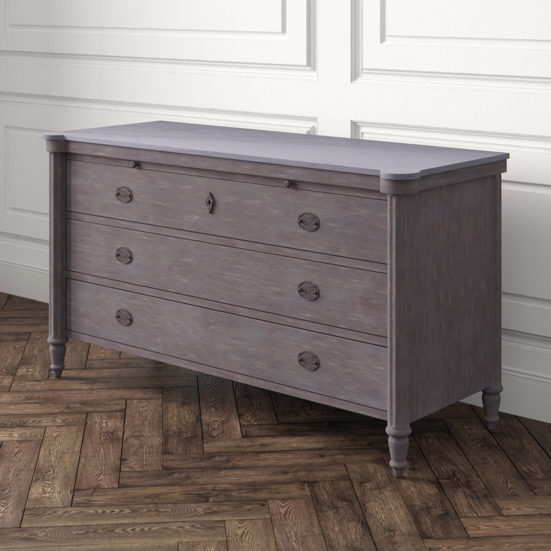 Augusta 3 - Drawer Solid Wood Dresser