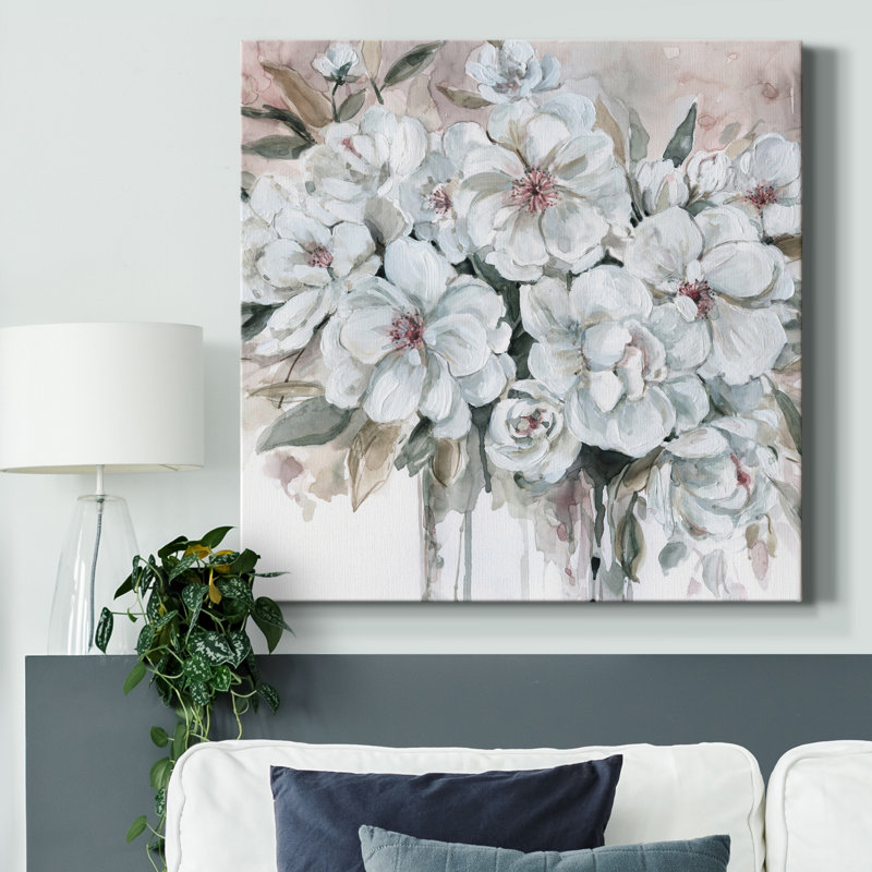 " Blushing Bouquet ", 32" H x 32" W x 1" D