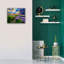 «Morning Glory Wildflowers And Purple Cloud Sunrise» par Ezra Tanner, art mural sur toile, 24 po x 20 po