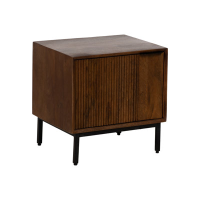 50cm W Solid Wood Bedside Table