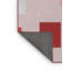 Tapis géométrique rose / rouge-1156845913