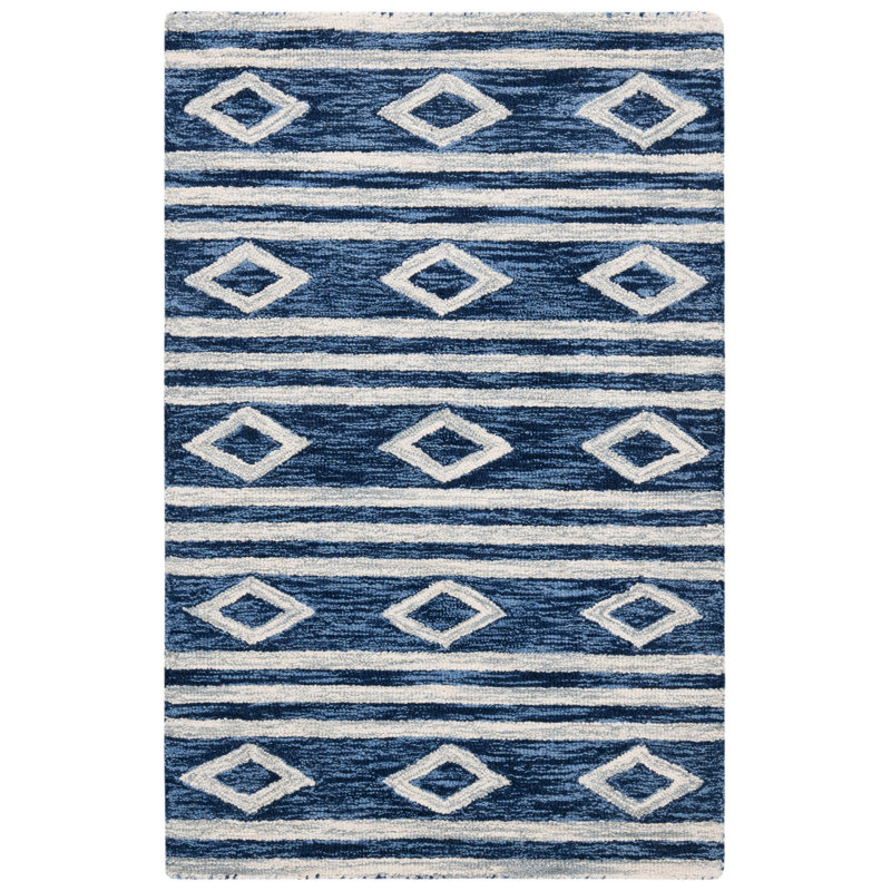 Vedika Hand Tufted Wool Southwestern Rug, Rectangle 2' x 3'