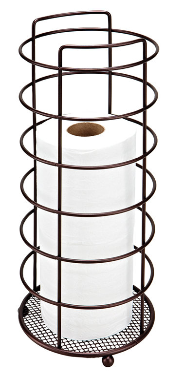 Porte-papier hygiénique sur pied Canaan, Rouille
