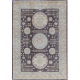 Hand-Knotted High-Quality Ivory Area Rug