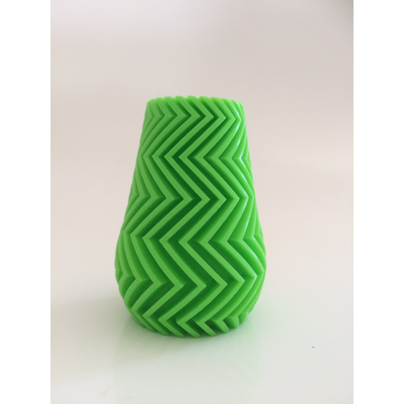 Trisler Handmade Table Vase, Green