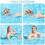 Pool Floats Adulte, paquet de 2 flotteurs de piscine gonflables, hamac aquatique 4-en-1 radeaux polyvalents pour la piscine, flotteurs en PVC épais pour les vacances d'adultes