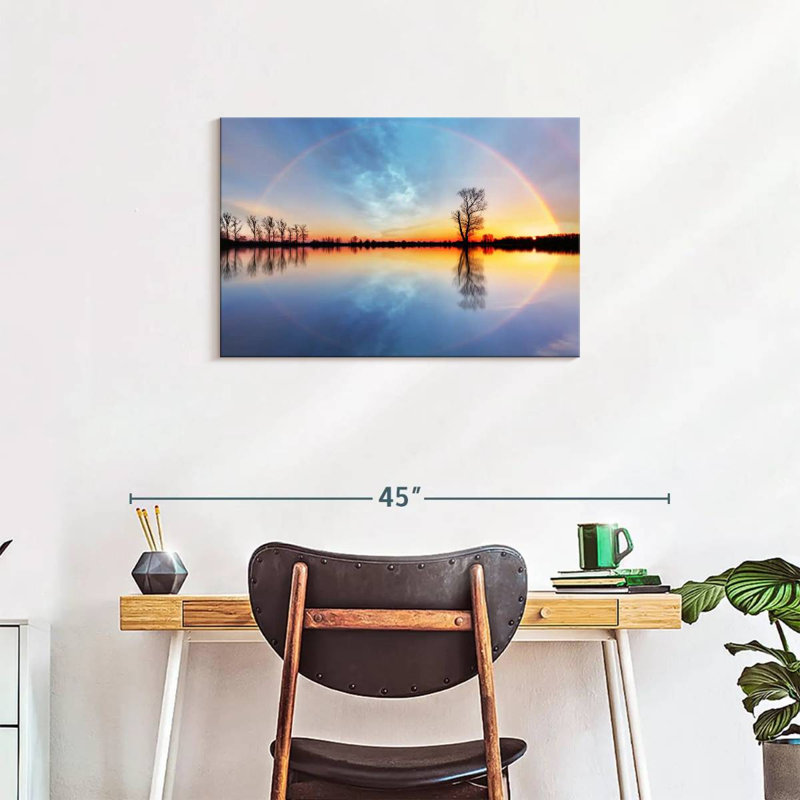 Kerrick Sunset Rainbow Reflection, 20" H x 30" W