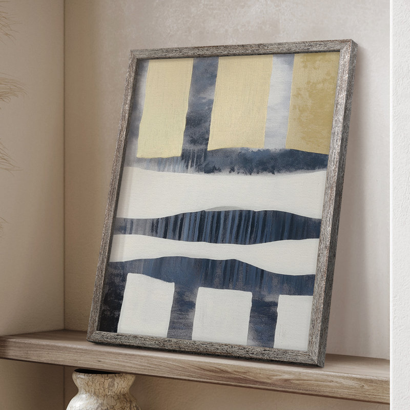 Série ABSTRACT DCCDXCII, reproduction encadrée - bois massif, H 11 po x l 9 po