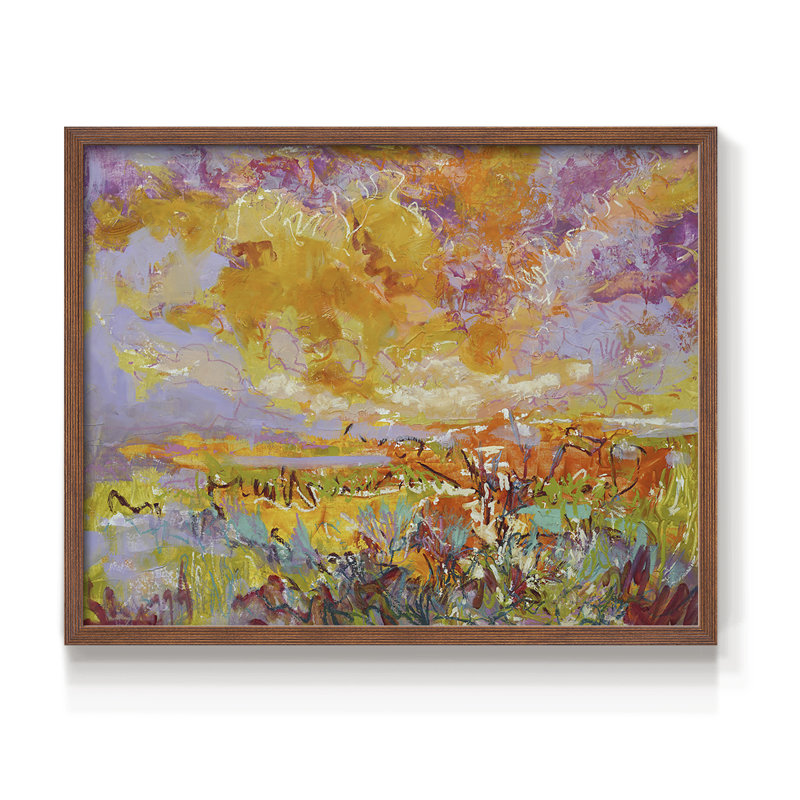 Radiance Remembered -Framed Print - Restickable, Walnut, 16" H x 20" W