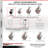 Kingpinless High Temp Swivel Caster