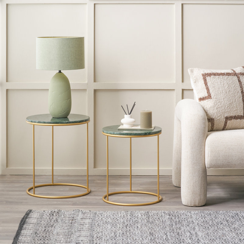 Milly Nesting Tables, Green