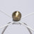D14x26" White and Gold Three Tiered Round Table Lamp with Drum Shade