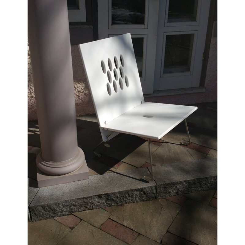 Outdoor Lounge Chair, White