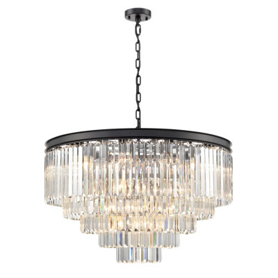 Abdülhalim 27 - Light Black Chandelier Pendant