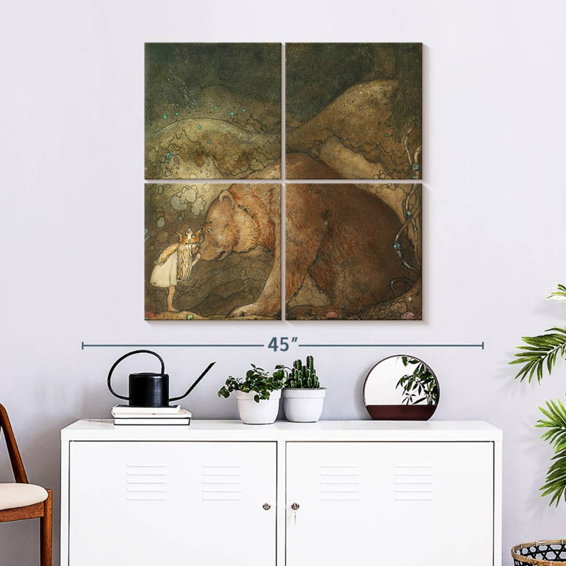Brampt Stackars Lilla Basse, 32" H x 32" W