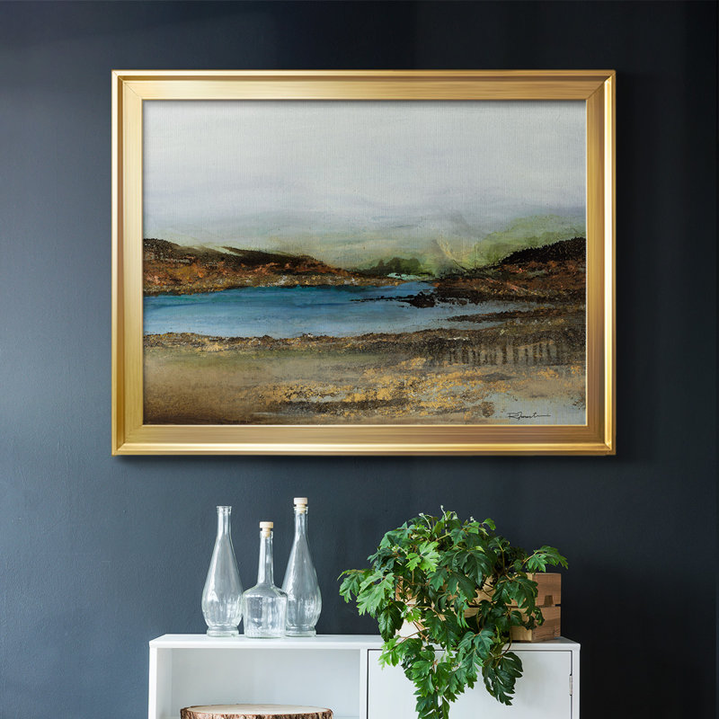 Lakeside, reproduction d'art sur toile, Or, H 18 po x l 26 po x P 1,5 po