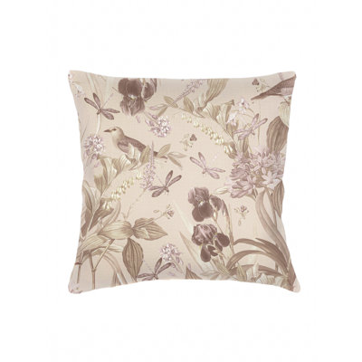 Aqua Blue Tropical Paradise Linen Pillow 14x20 with Down Insert