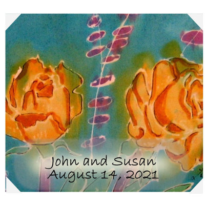 Vinyl Square 4 Piece Coaster Set