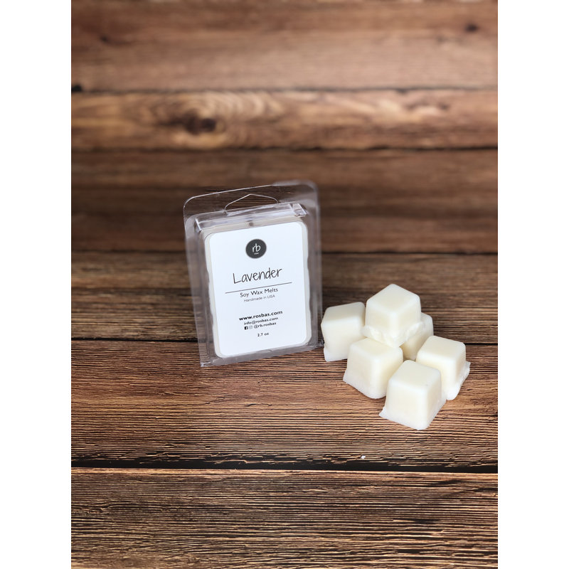 Lavande, soja, cire fondante - parfum propre et sans flamme - coulé à la main, durable, fabriqué aux États-Unis, 3