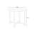 Brown Rectangular Solid Wood Dining table