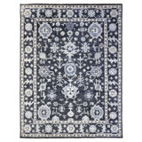 Sultanabad Wool Oriental Area Rug in Gray/Charcoal/White
