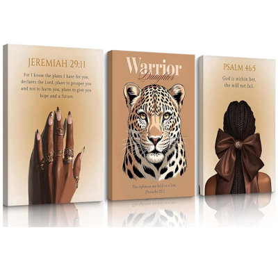 3 Piece Wrapped Canvas Wall Art