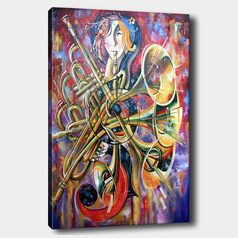 Peinture sur toile tendue