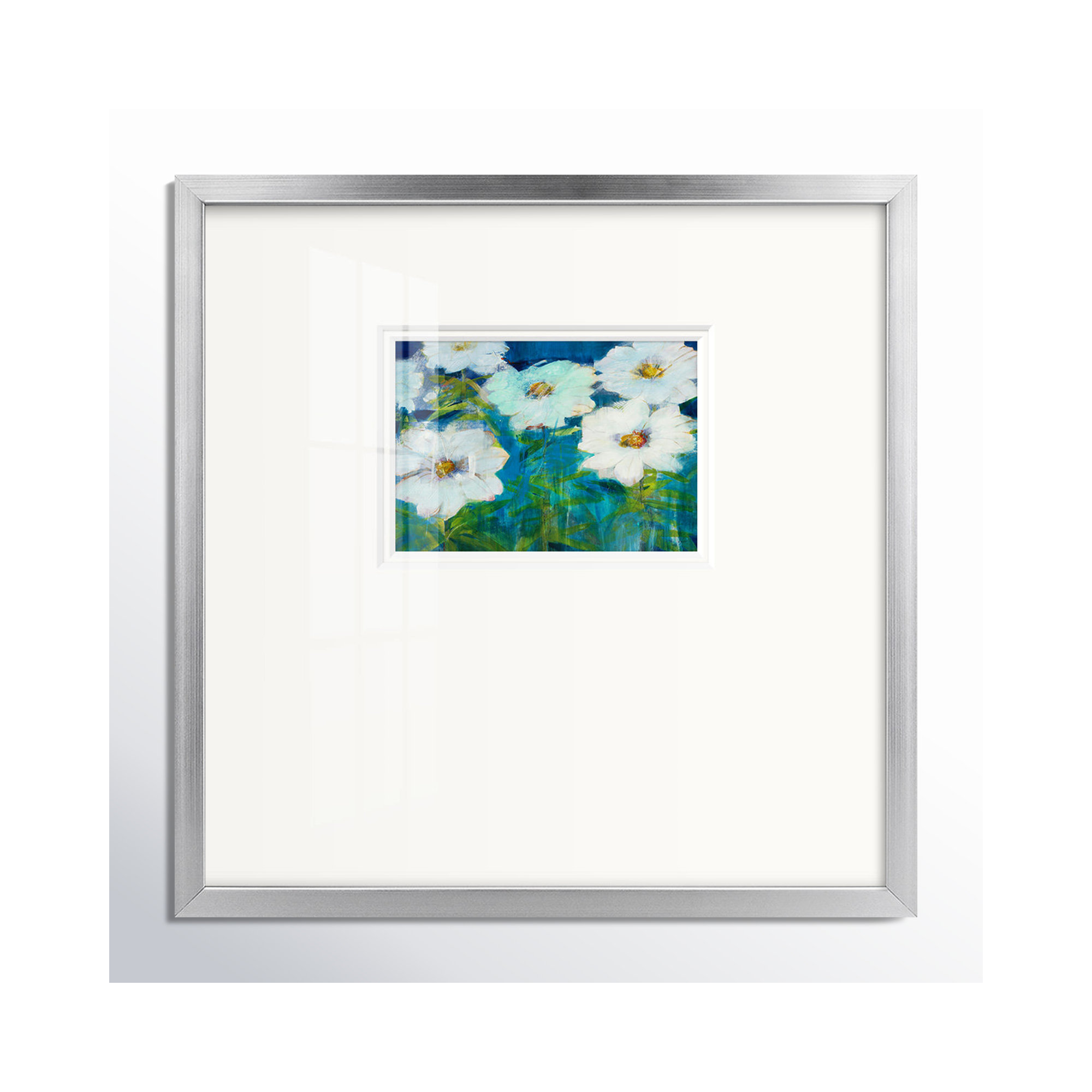 Field Day, 17" H x 17" W x 1.25" D, Silver Framed