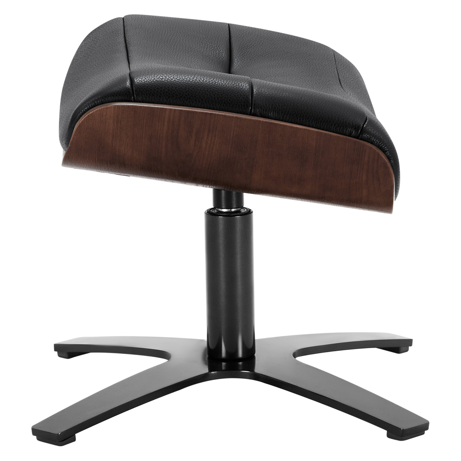 Dillon 20" Genuine Leather Ottoman, New York Midnight