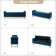 Anavaeh Minimalist 59'' Wide Upholstered Flip Top Storage Bench