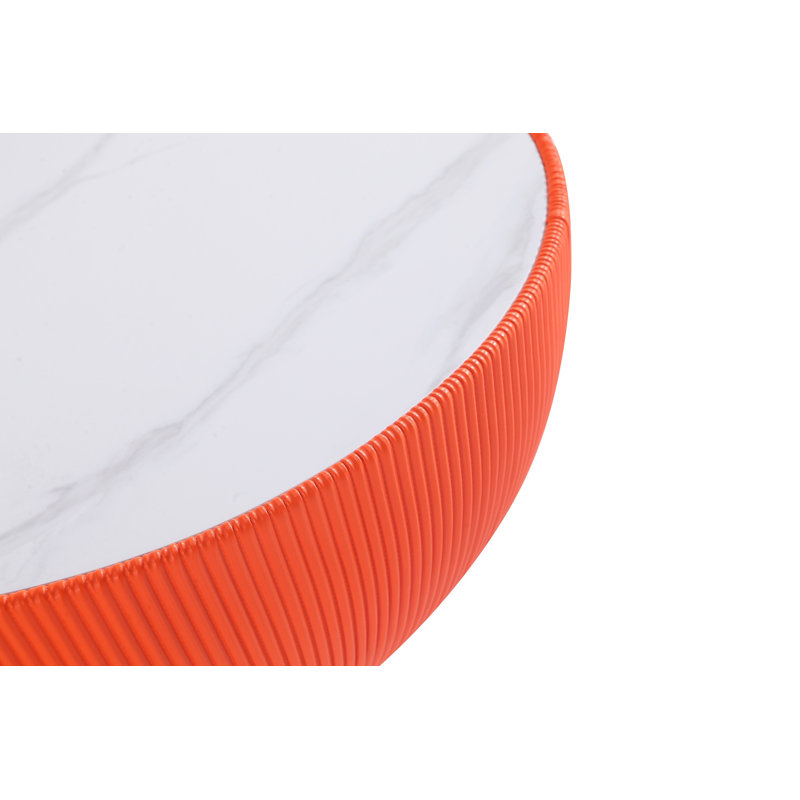 Thaine 2 - Piece Living Room Table Set, Orange