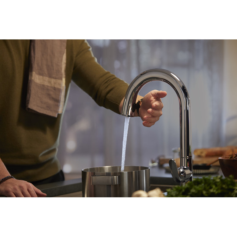 Sensate Kitchen Faucet with Konnect, Polished Chrome