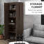 Rangement pour garde-manger moderne, armoire haute de 69 po avec tablettes mobiles, portes à fermeture douce, armoire à café, porte,