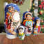 5 Piece Eskimo Matreshka Nesting Doll Set
