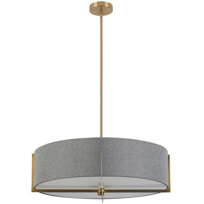 Luminaire suspendu incandescent 4 lumières Braidon