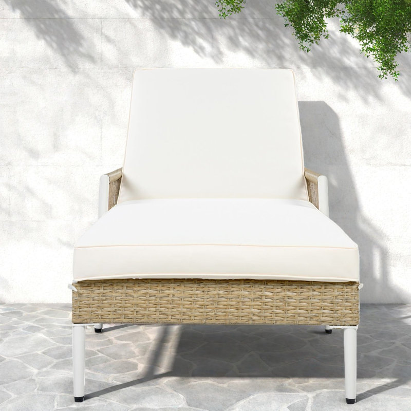 Fauteuil inclinable moderne ajustable en rotin Pe
