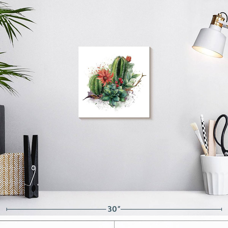 Harnek succulentes et éclaboussures de cactus, H 10 po x l 10 po