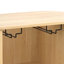 28 armoires à vin cannelées avec tablettes réglables, supports à vin, porte-verres et rangement caché pour une vie moderne
