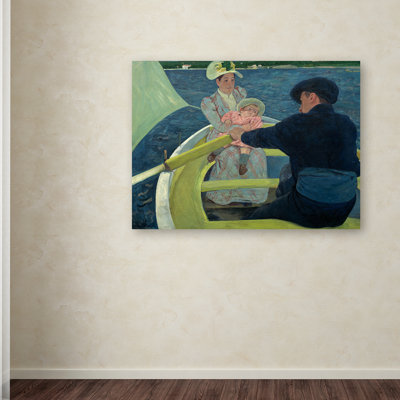 «The Boating Party 1893-94» par Mary Cassatt - reproduction d'art sur toile tendue