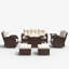 Gainford 7 - Person Outdoor Seating Group with Cushions-2080577253-2080577252