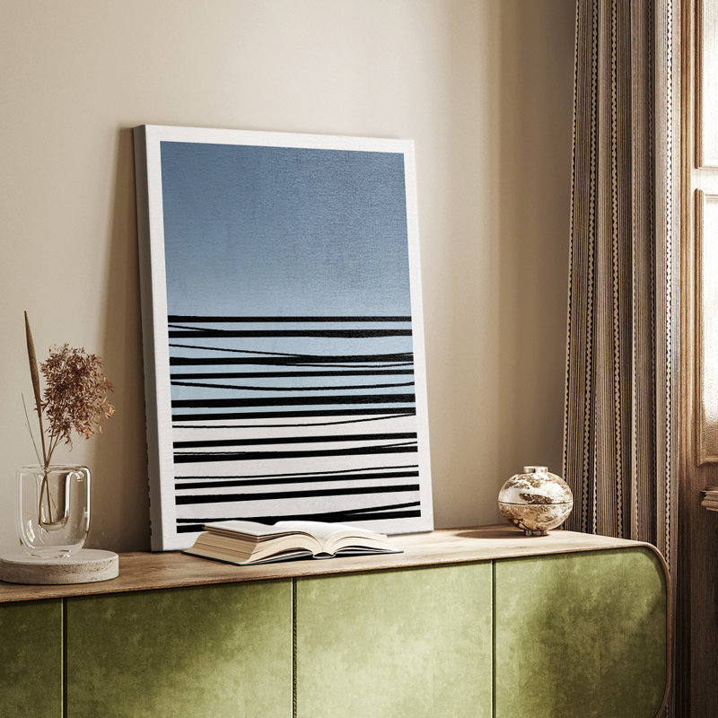 Abstracto Azul II - galerie Cavas sur mesure, H 18 po x l 12 po