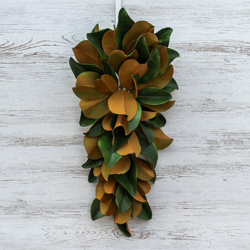 Faux Magnolia Swag