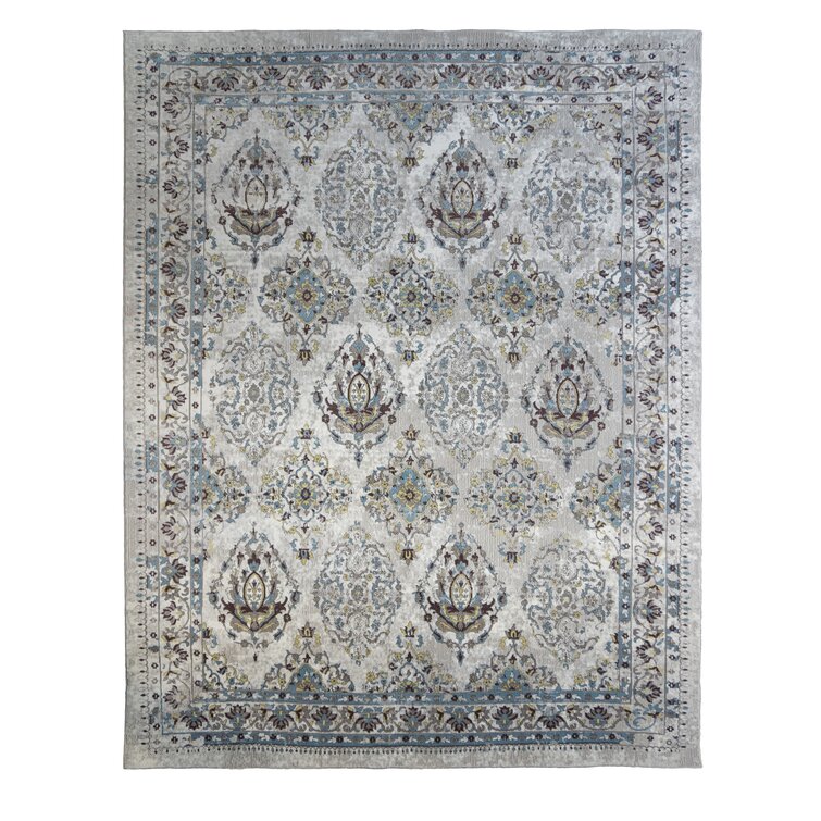 GERTMENIAN Brio 5 x 7 Gray Indoor Abstract Area Rug in the Rugs department  at