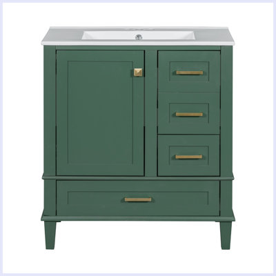 Ensemble d'armoire de salle de bain moderne avec évier
