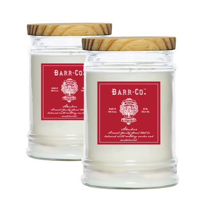 Barr-Co. Amber Tumbler Candle Set