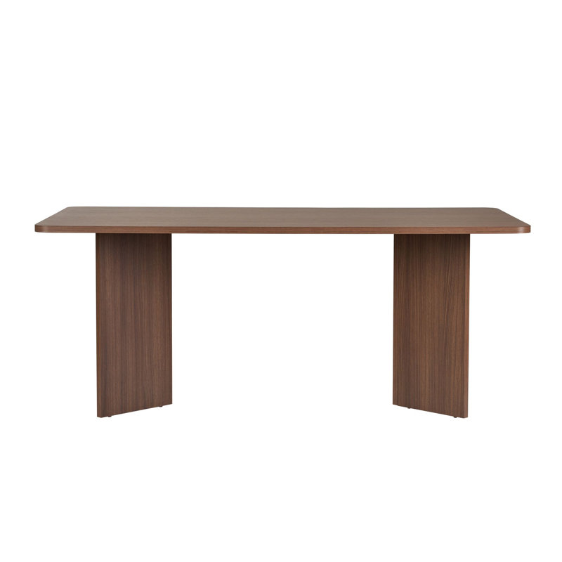 Modern Dining Table, Walnut Color, 70 lbs Capacity, 70.9 x 29.5 x 35.4 inches | 100% Melamine Coated Particle Board, Thickness: 1.0 inches | Elegant Design for Home & Dining Room, Durable & Stylish