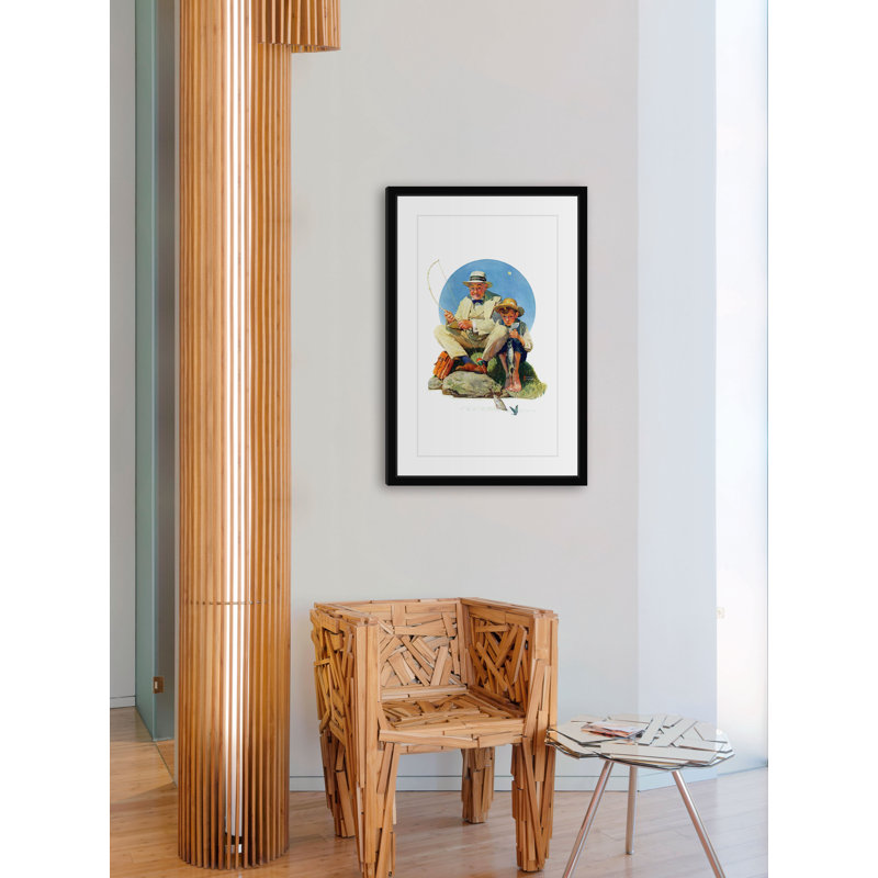 Norman Rockwell - Wrapped Canvas Print, 91 cm H x 61 cm W x 4 cm D