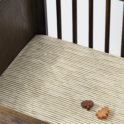 Drap pour lit de bébé All-Stages® en coton brossé certifié biologique GOTS par Nate Berkus