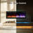 50" Ultra Thin Electric Fireplace，wall-mounted & Recessed Fireplace For Living Room & Indoor Decoration，remote Control，adjustable Flame Color And Brightness，750w/1500w-635537820